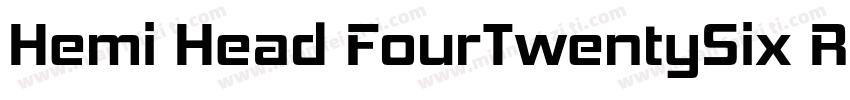 Hemi Head FourTwentySix Regular字体转换